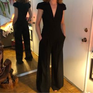 Black Halo Size 2 Black Jumpsuit.
